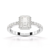 3.61 CT Lab Diamond Radiant Cut Ring